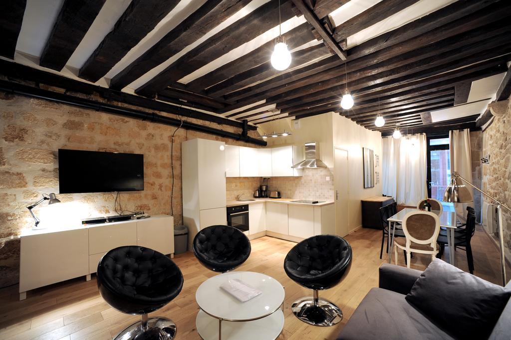 Unique Loft Apartment In Le Marais Paris Luaran gambar